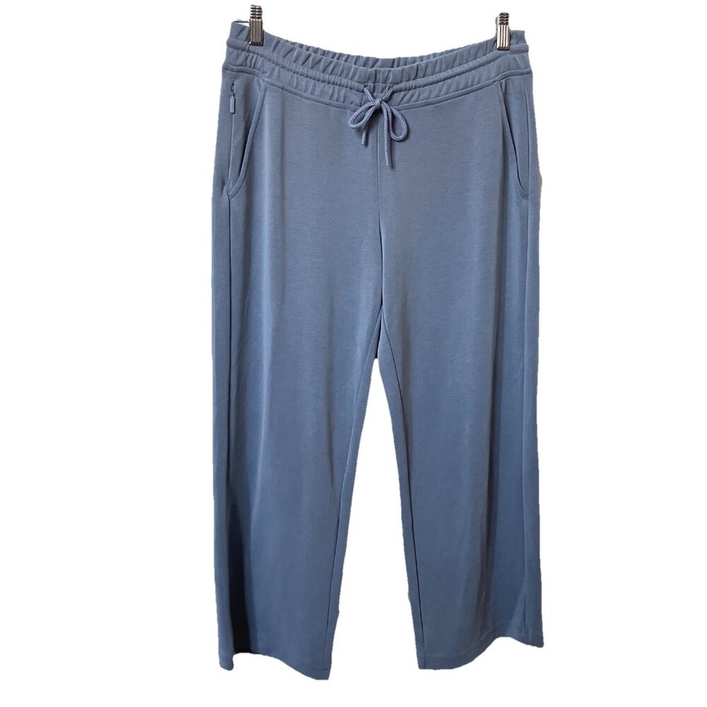 Athleta Seasoft‎ Mid Rise Straight Crop Pants Womens Gray Outdoor Runnning